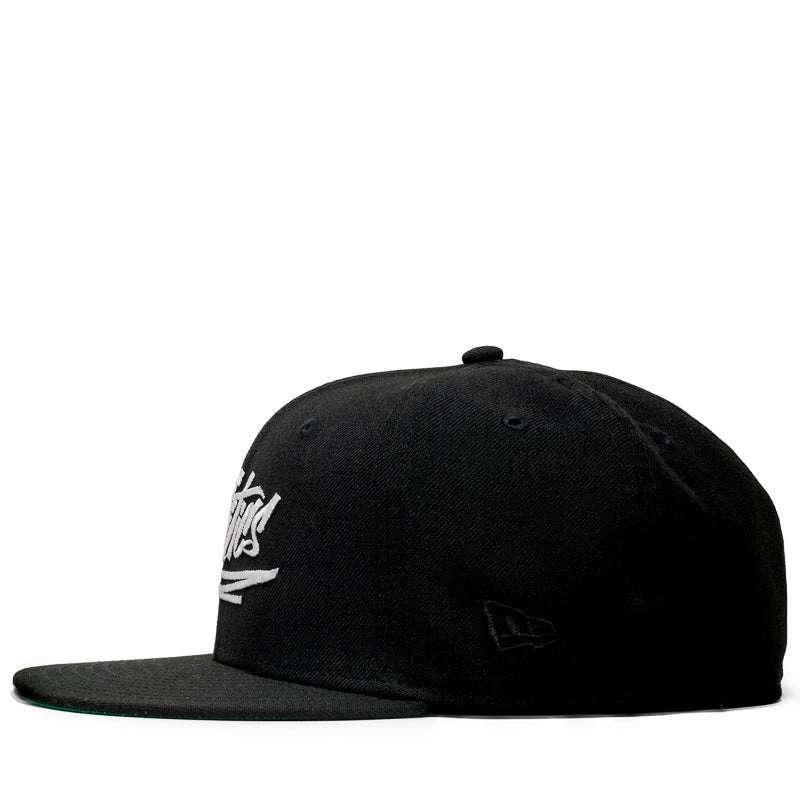 Politics x New Era Wool Graffiti 59FIFTY Fitted Hat - Black