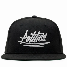 Politics x New Era Wool Graffiti 59FIFTY Fitted Hat - Black