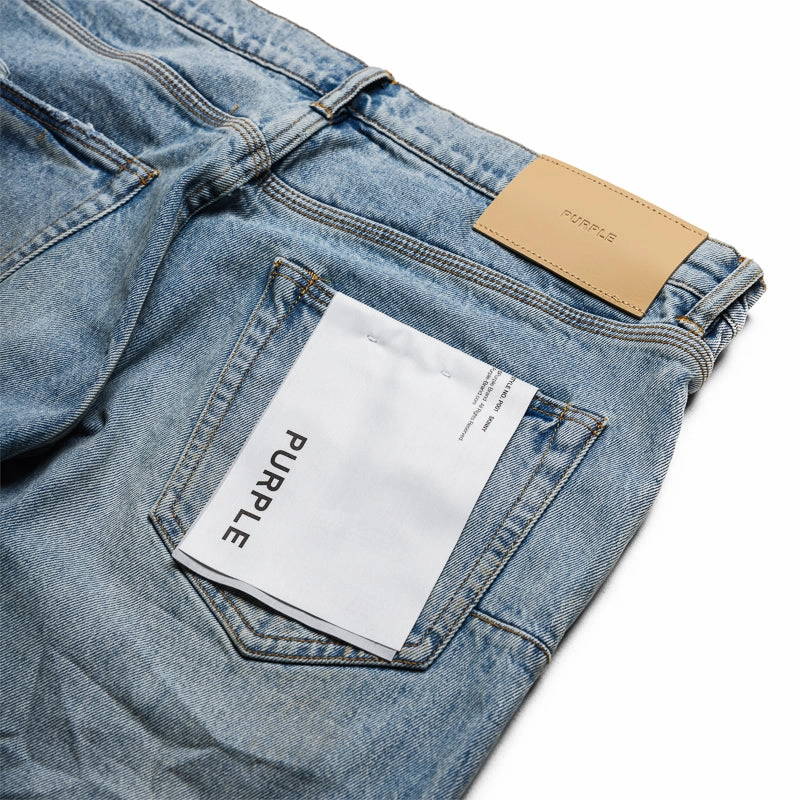 Purple Brand Low Rise Skinny Leg Sandstone Jean - Light Indigo