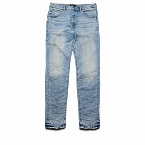 Purple Brand Low Rise Skinny Leg Sandstone Jean - Light Indigo