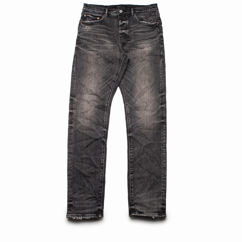 Purple Brand Mid Rise Slim Straight Leg Vintage Dirty Jean - Black