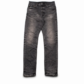 Purple Brand Mid Rise Slim Straight Leg Vintage Dirty Jean - Black