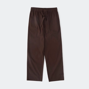 Pyjama Pants - Coffee Cotton Poplin