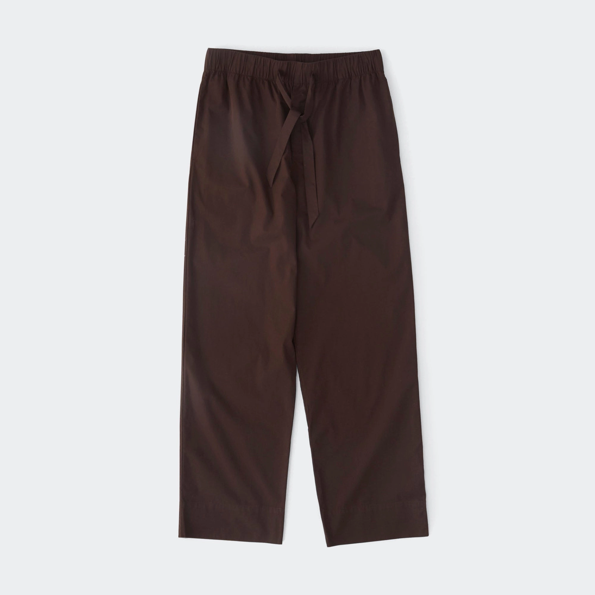 Pyjama Pants - Coffee Cotton Poplin