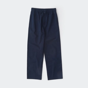 Pyjama Pants - True Navy Cotton Poplin