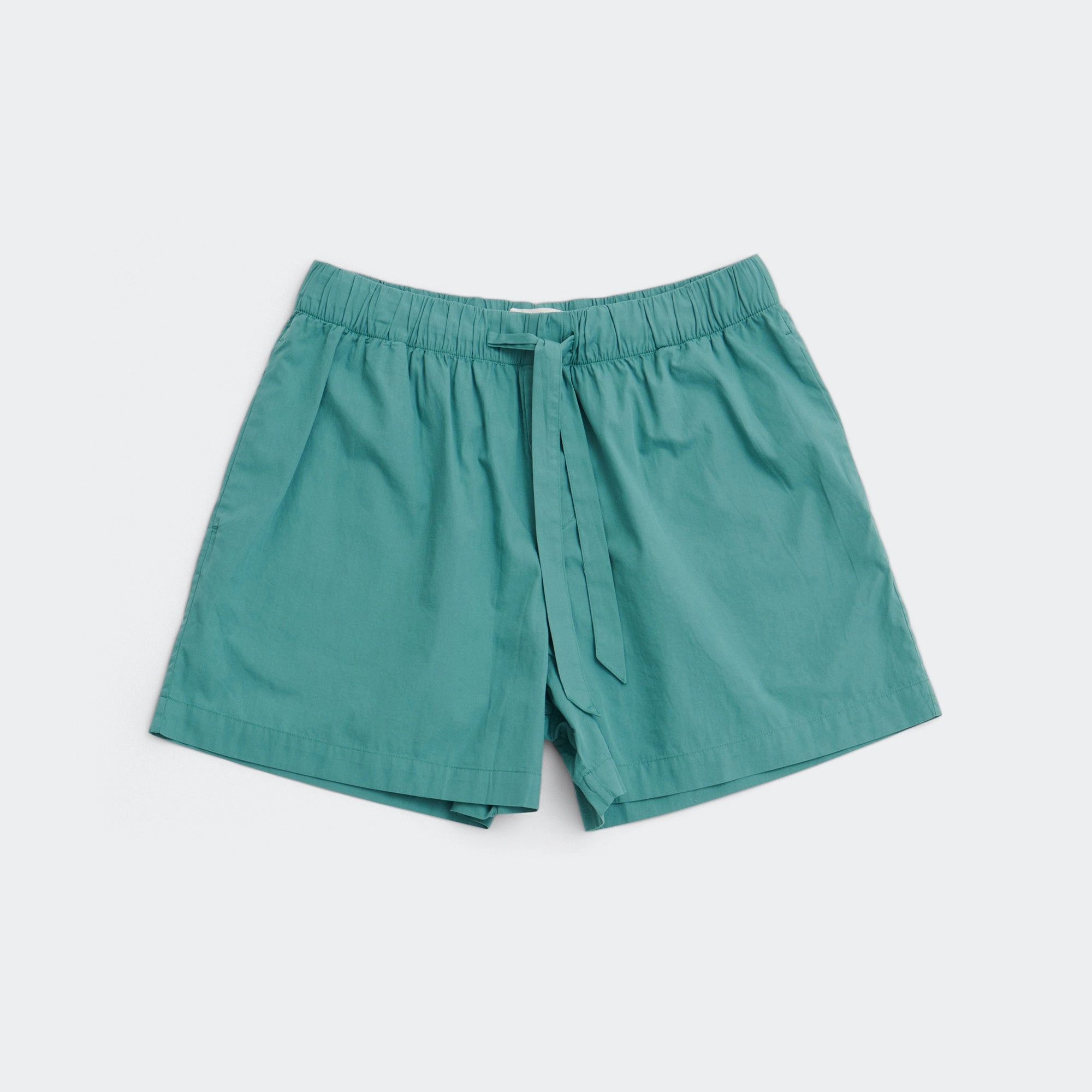 Pyjama Shorts - Vintage Green Cotton Poplin