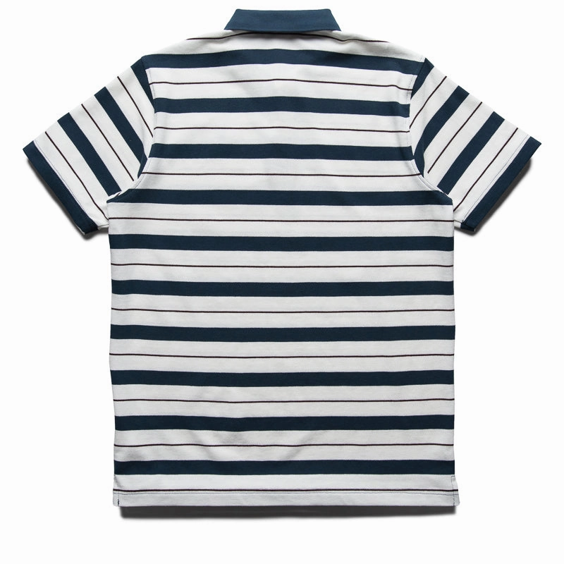 Quiet Golf x Puma Sunday Stripe Polo - Warm White