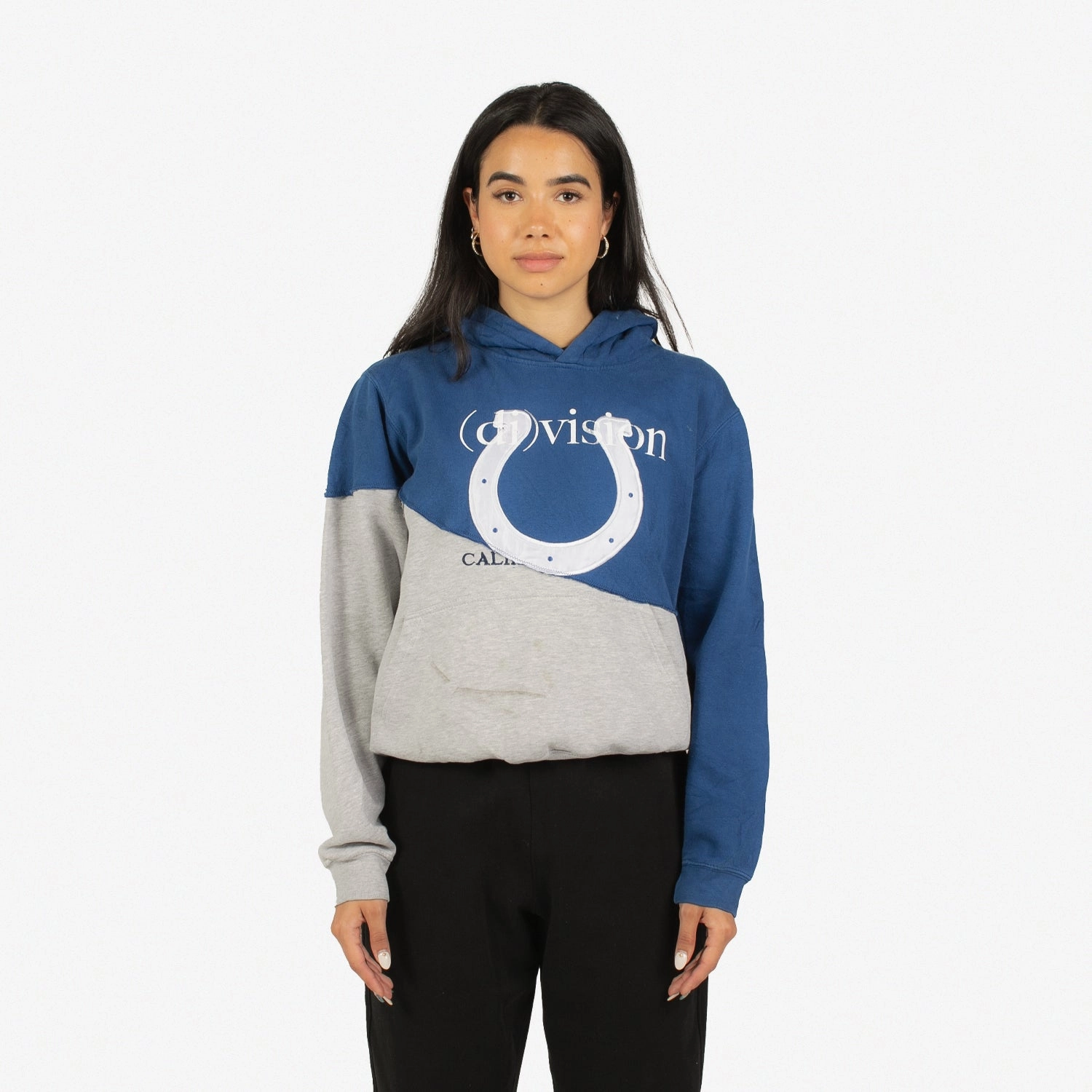 Reconstructed Split Hoodie Small
