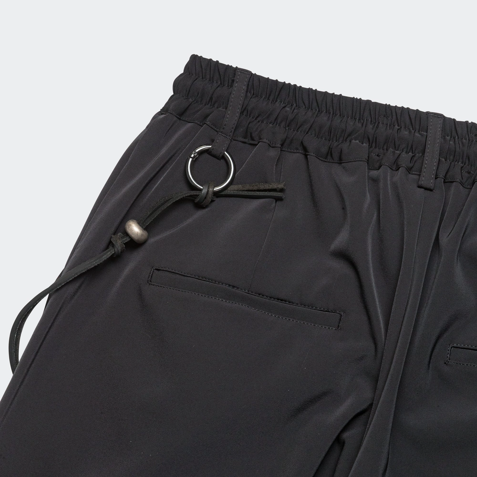 Relaxed Lounge Pant - Black Poly Tech