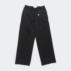 Relaxed Lounge Pant - Black Poly Tech