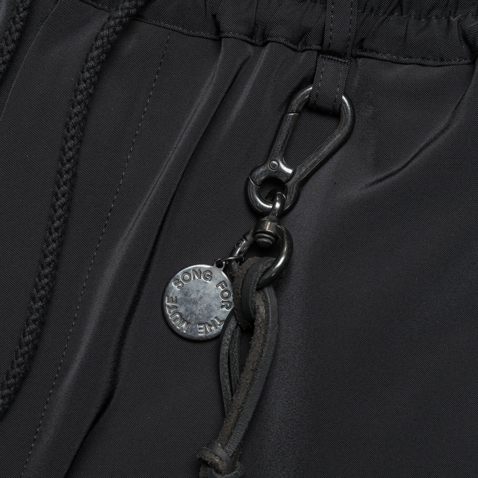 Relaxed Lounge Pant - Black Poly Tech