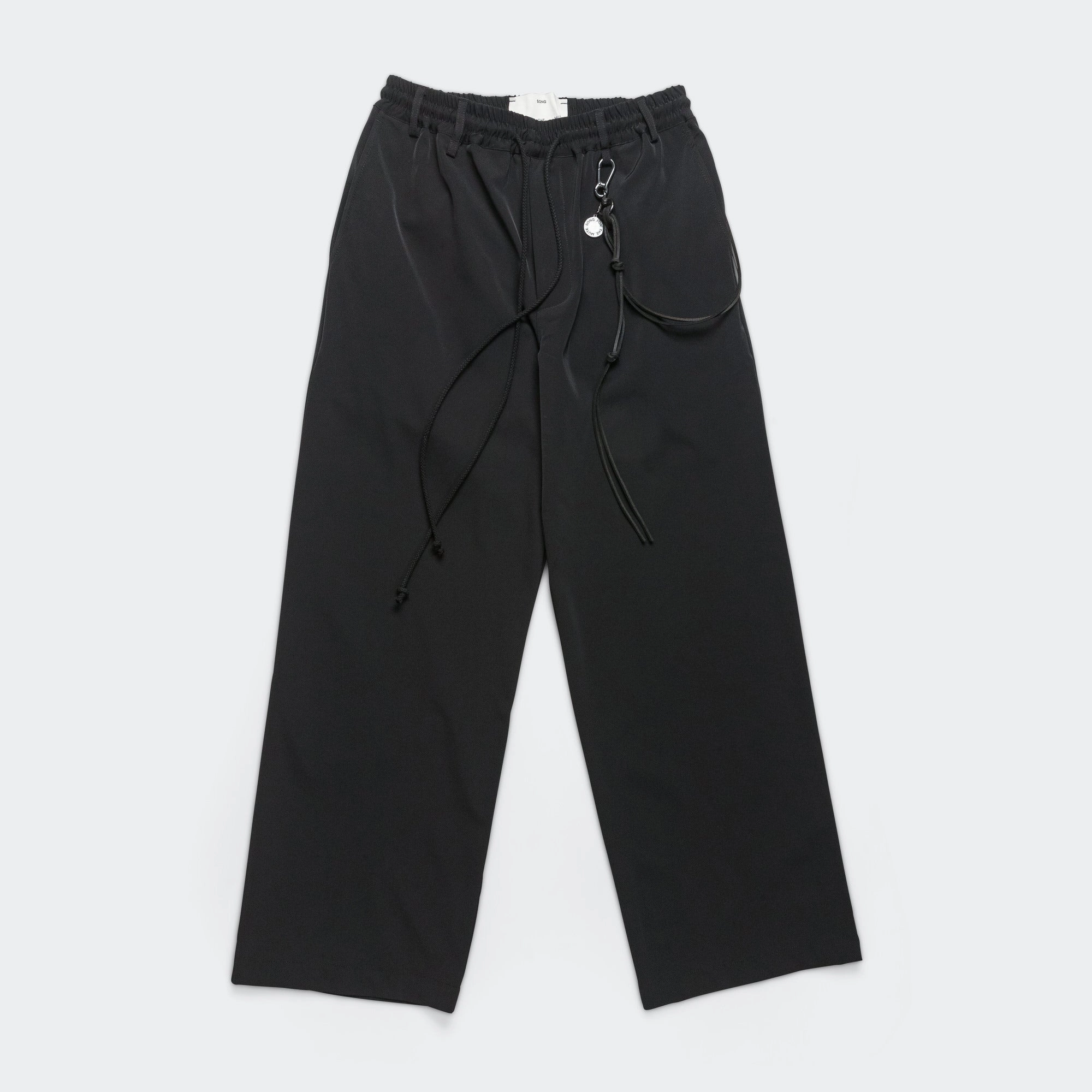 Relaxed Lounge Pant - Black Poly Tech