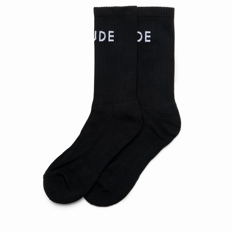 Rhude Classic Logo Sock - Black/White