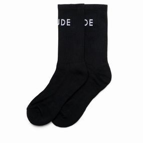 Rhude Classic Logo Sock - Black/White
