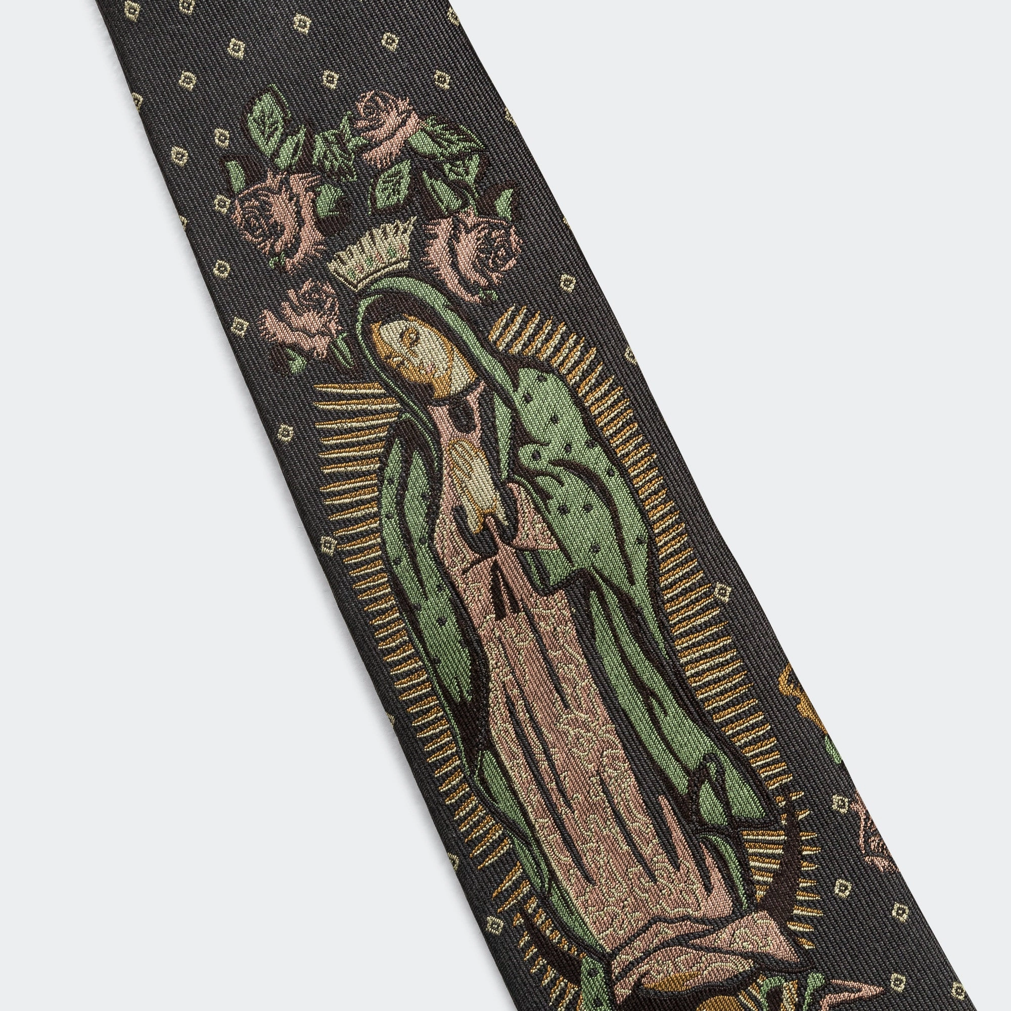 Silk Twill MARIA Tie - Black