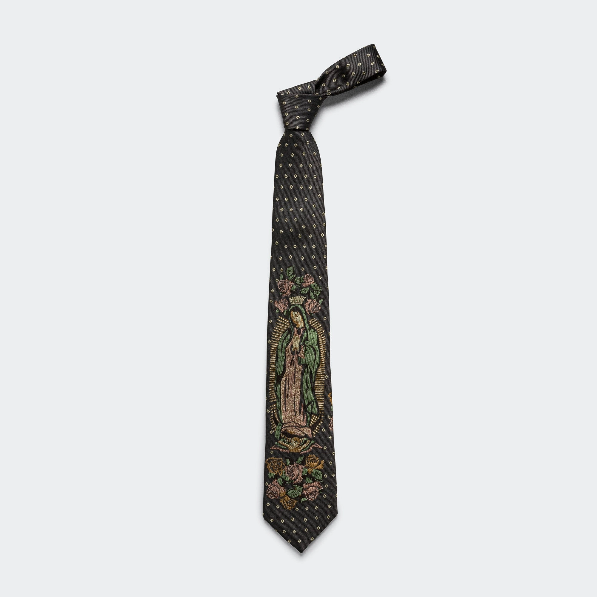 Silk Twill MARIA Tie - Black