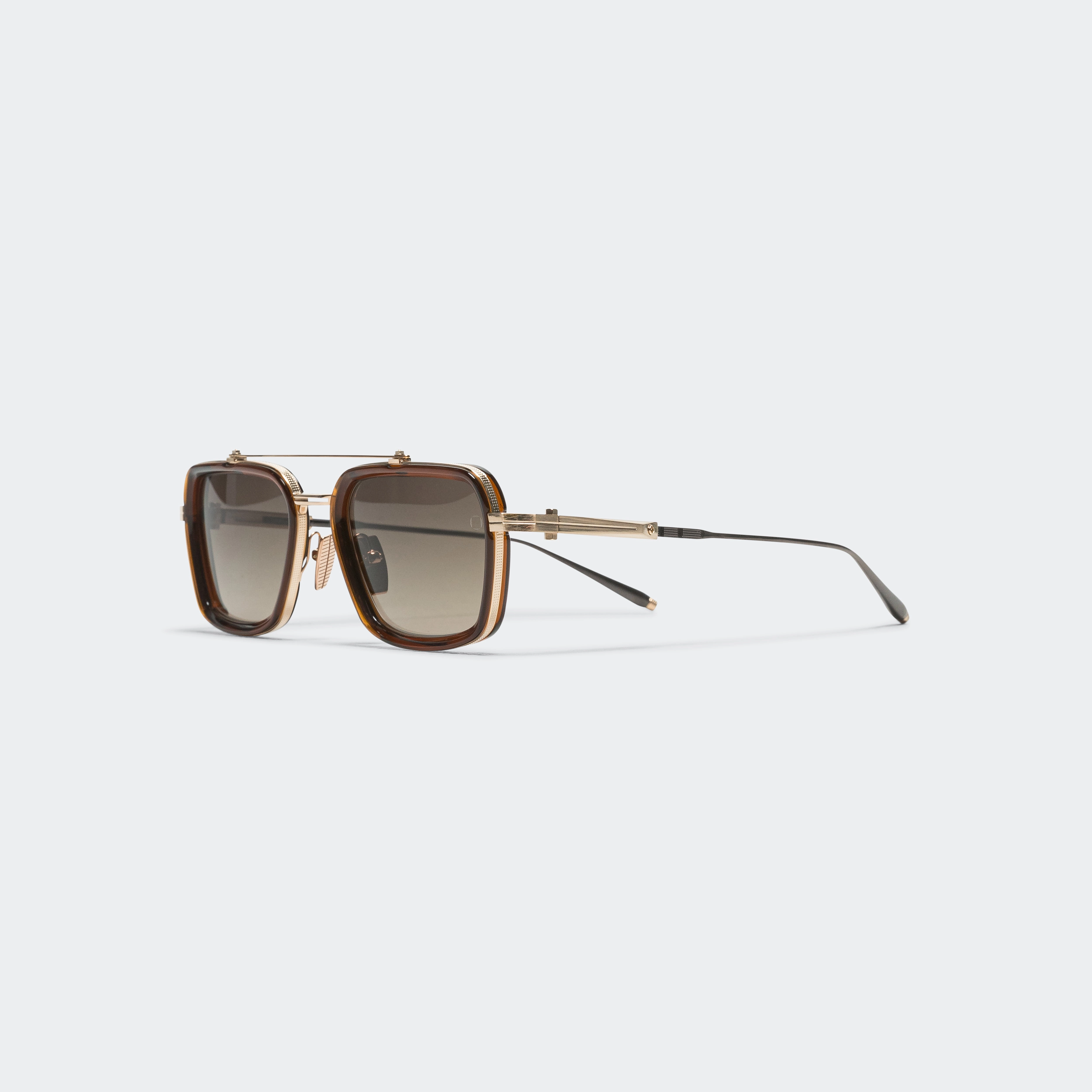 Solis - White Gold/Dark Brown Crystal