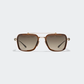 Solis - White Gold/Dark Brown Crystal