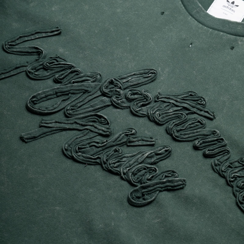 Song for the Mute x Adidas Washed Tee - Shadow Green
