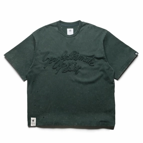 Song for the Mute x Adidas Washed Tee - Shadow Green