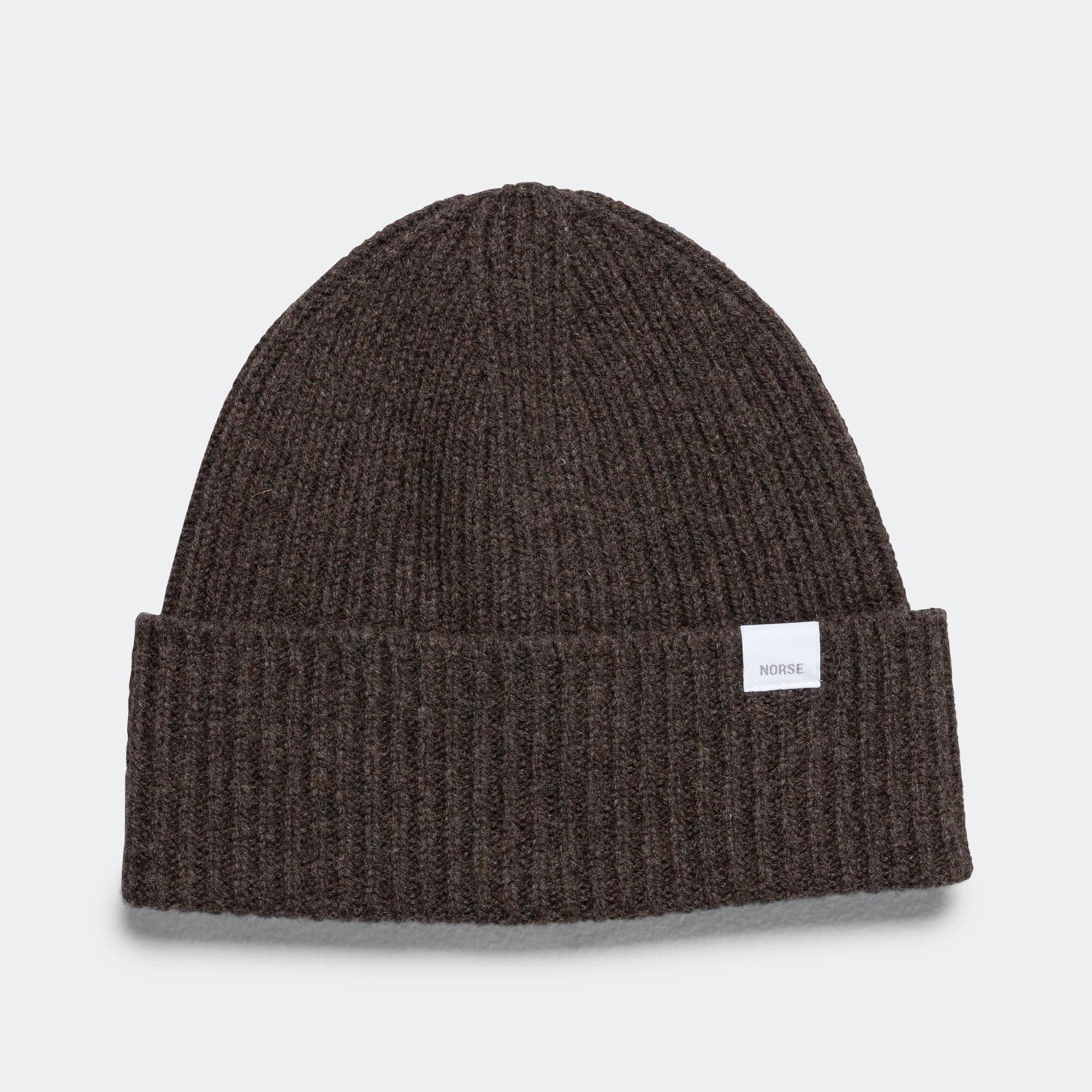 Standard Merino Lambswool Beanie - Heathland Brown