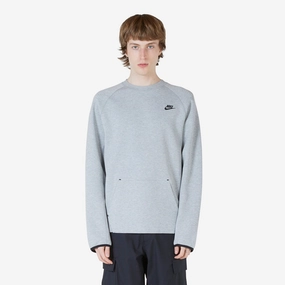 Tech Fleece OG Crewneck Sweatshirt Dark Grey Heather | Black