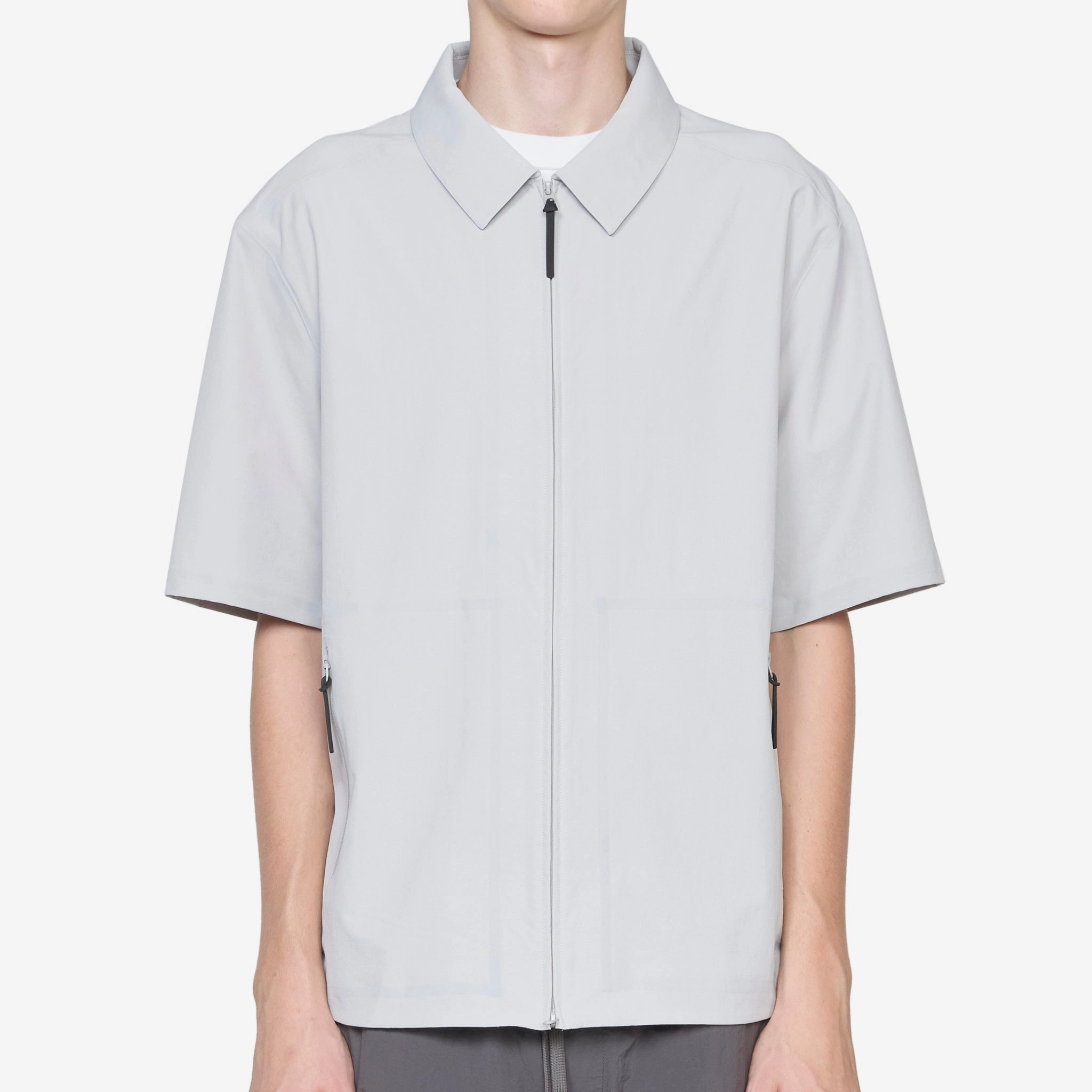 Technical Short Sleeve Shirt Light Grey
