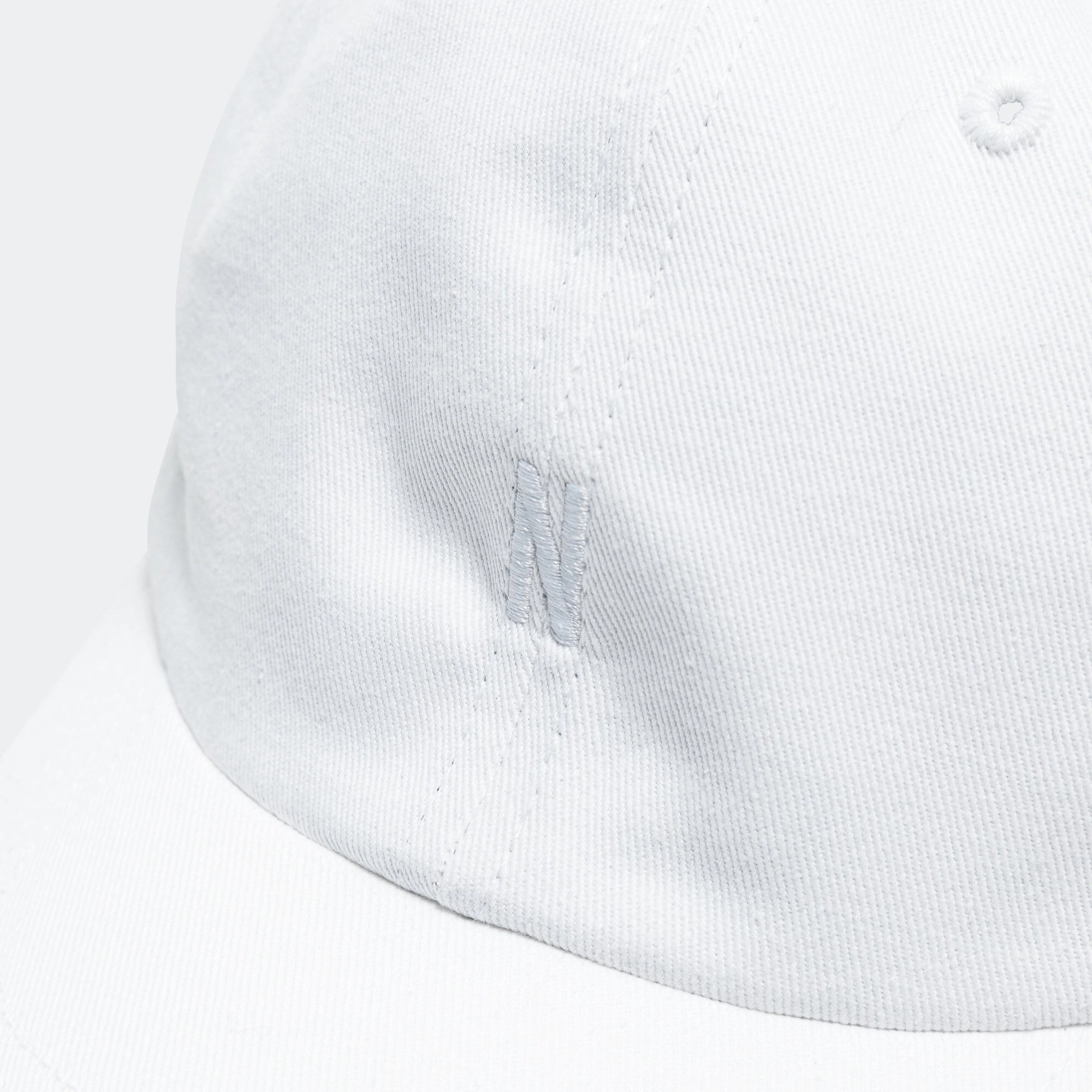 Twill Sports Cap - White