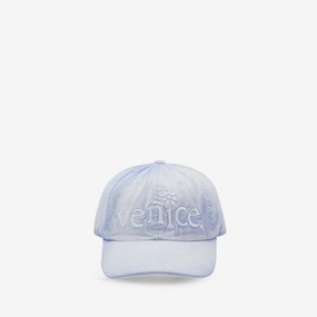 Venice Embroidered Cap Light Blue
