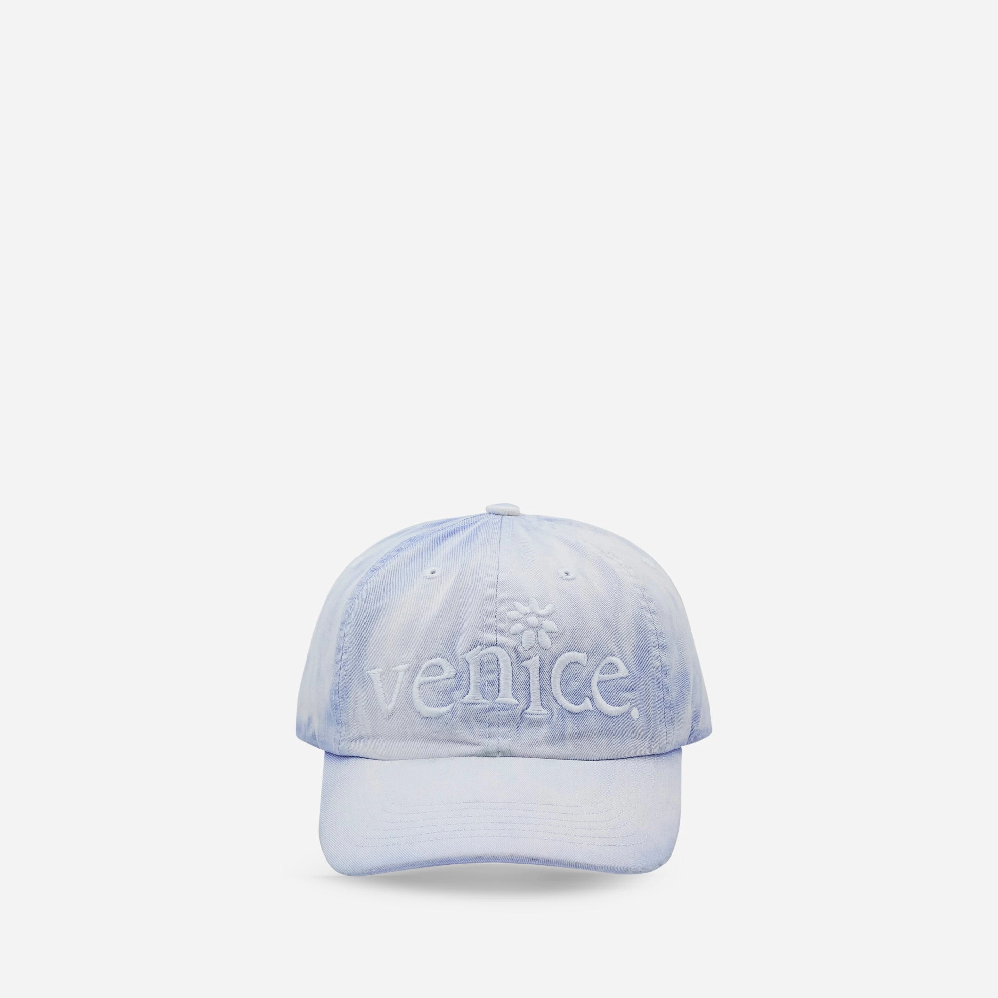 Venice Embroidered Cap Light Blue