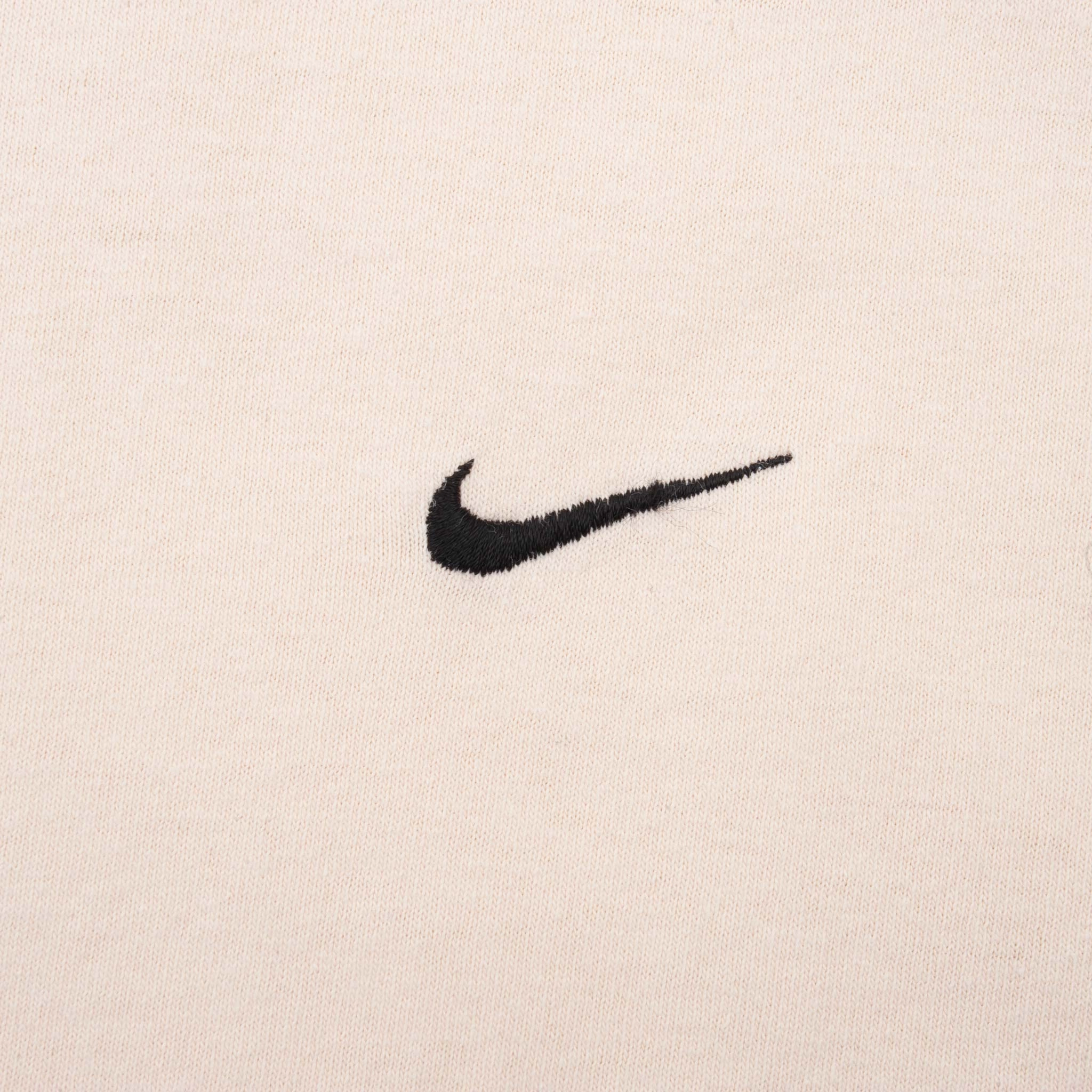 VINTAGE NIKE CLASSIC SWOOSH BEIGE TEE SHIRT 2000S SIZE LARGE