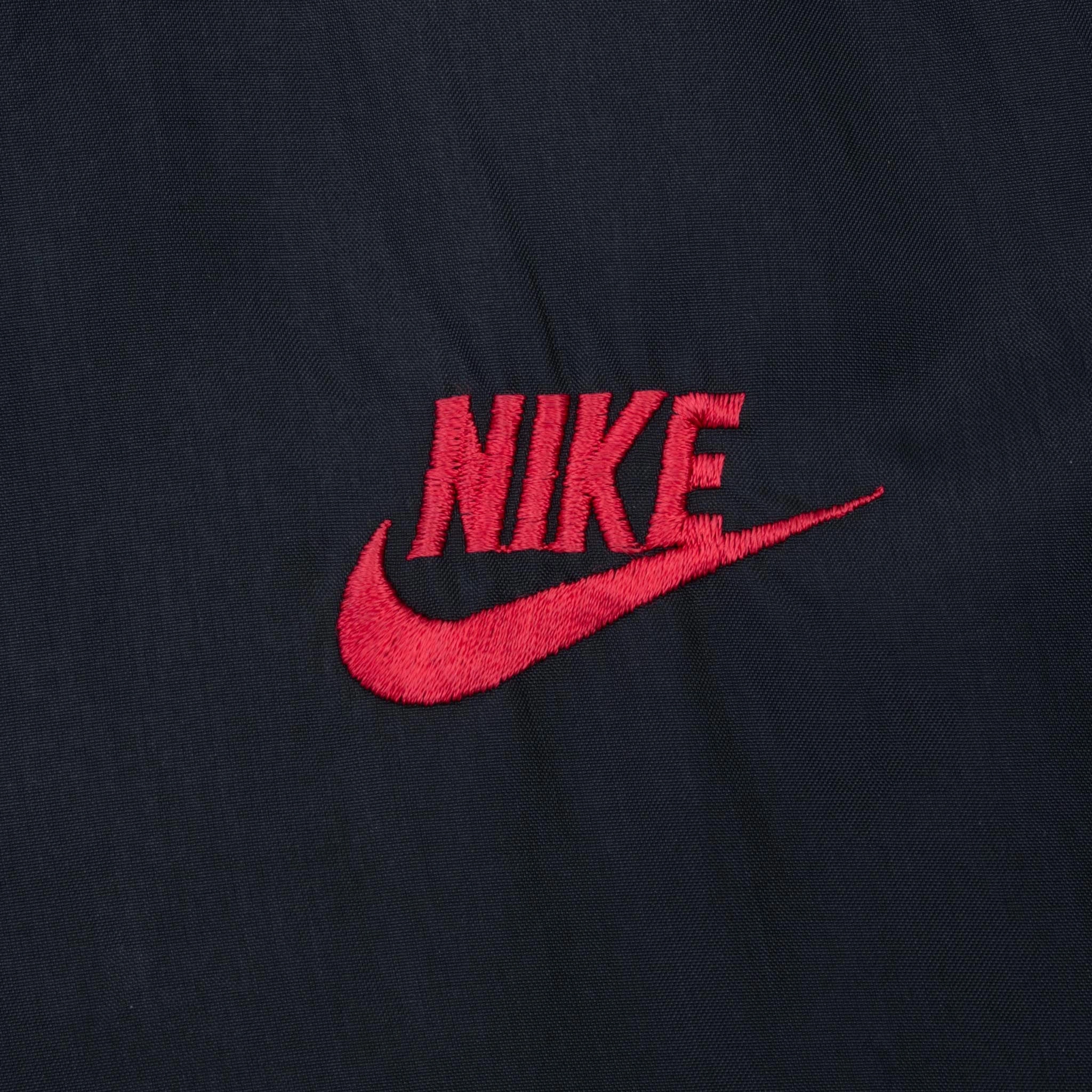 VINTAGE NIKE CLASSIC SWOOSH BLUE WINDBREAKER JACKET LATE 1980S LARGE