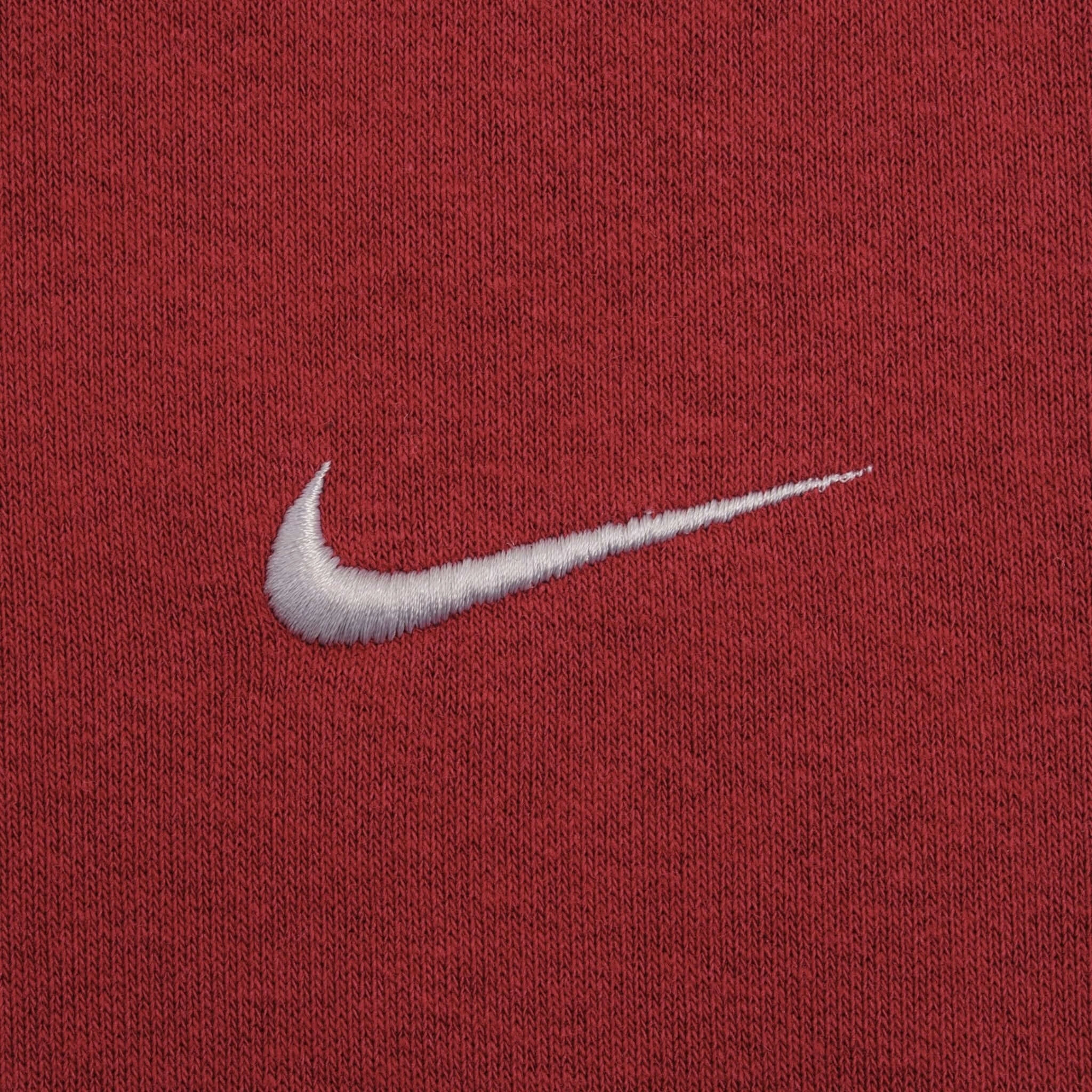 VINTAGE RED BURGUNDY NIKE CLASSIC SWOOSH SWEATSHIRT 1990S SIZE 2XL