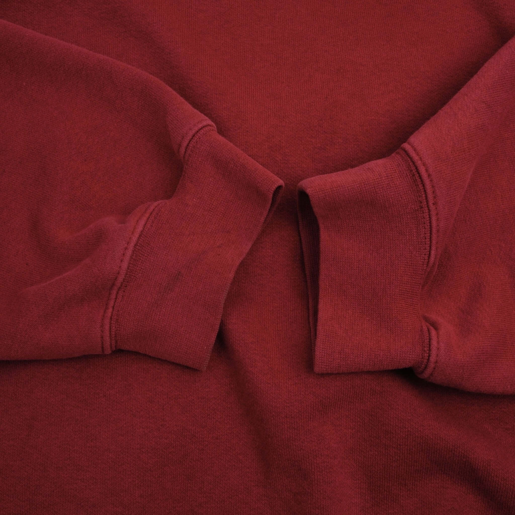 VINTAGE RED BURGUNDY NIKE CLASSIC SWOOSH SWEATSHIRT 1990S SIZE 2XL