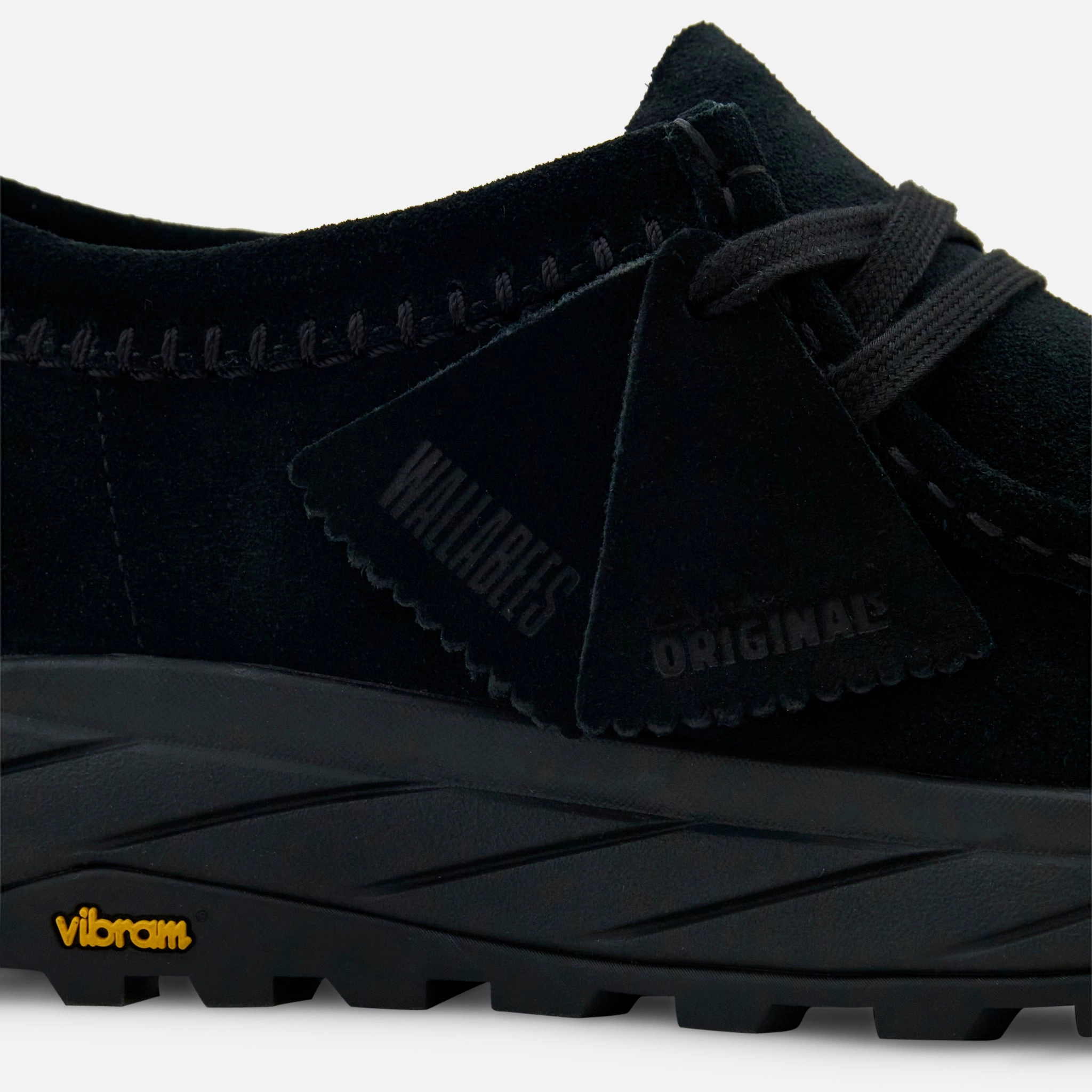Walla Eden Lo Black | Black Suede