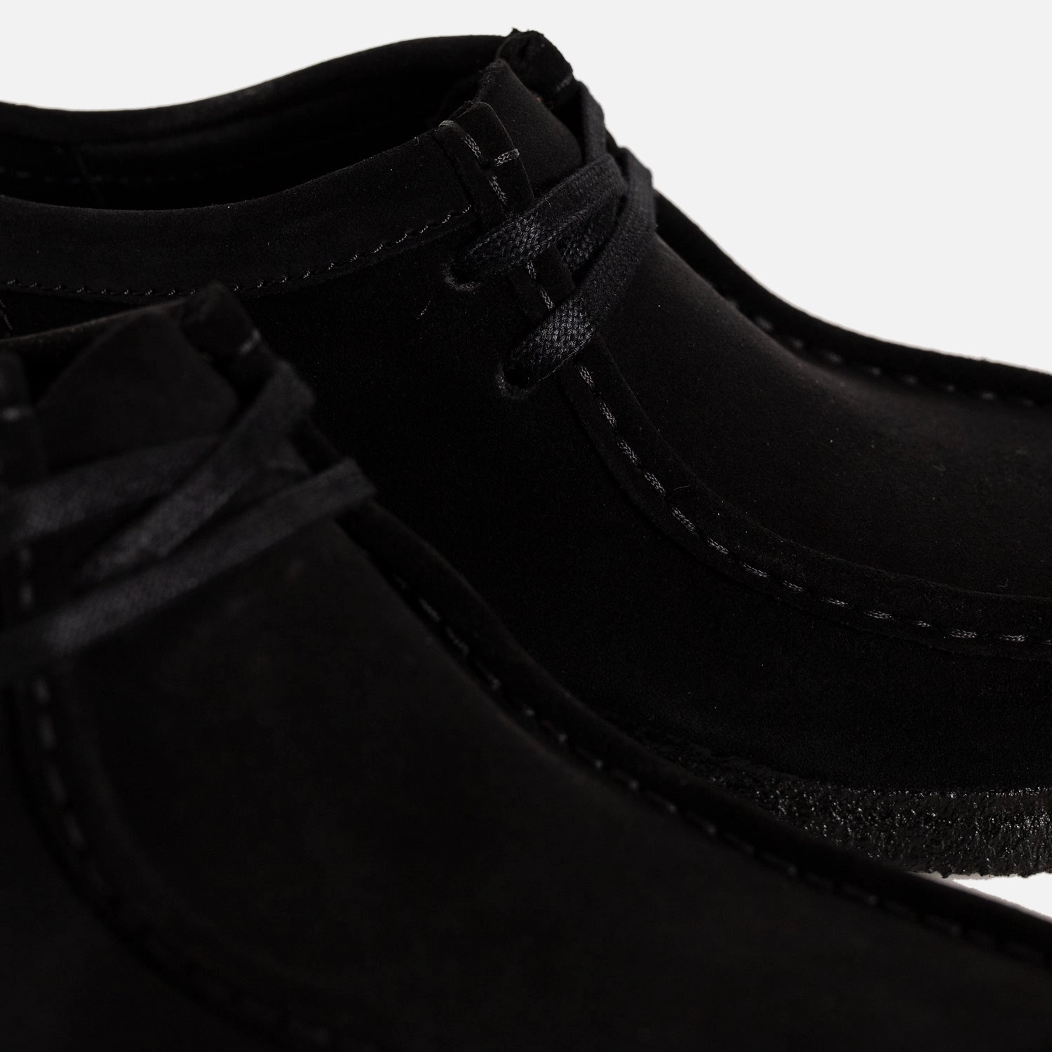 Wallabee Black Suede