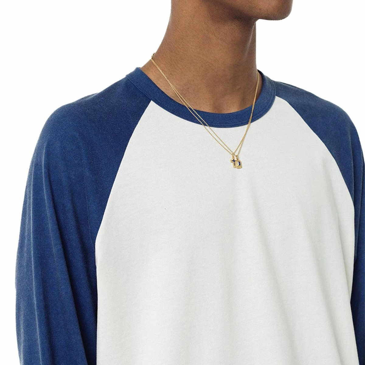 Washed Baseball Tee 'Navy Ivory'