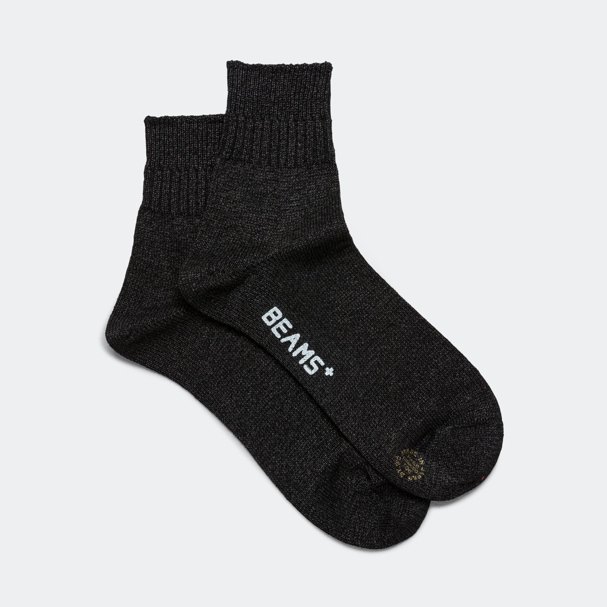 WASHI Short Rib Socks - Black
