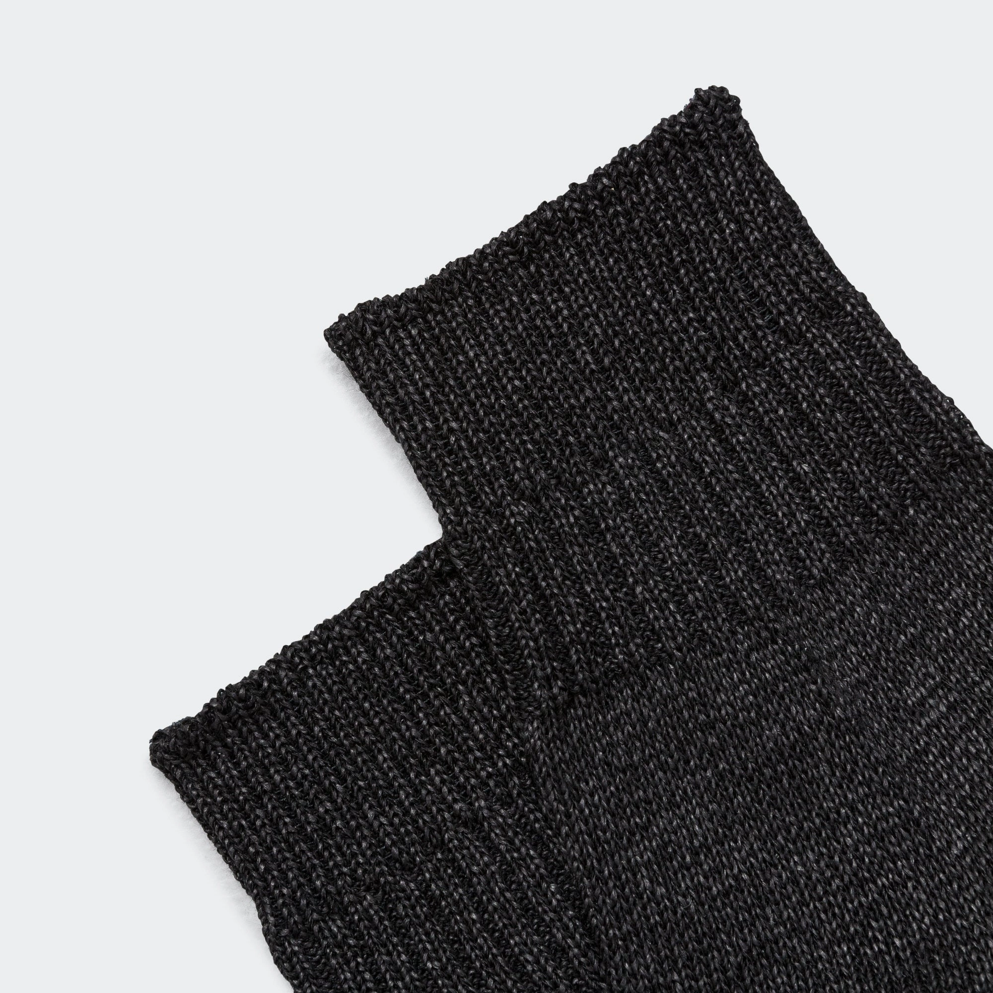 WASHI Short Rib Socks - Black