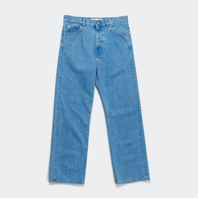 Wide Leg Jeans - Cobalt
