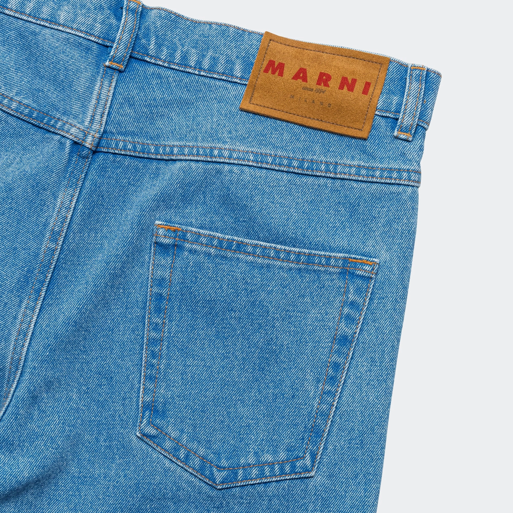 Wide Leg Jeans - Cobalt