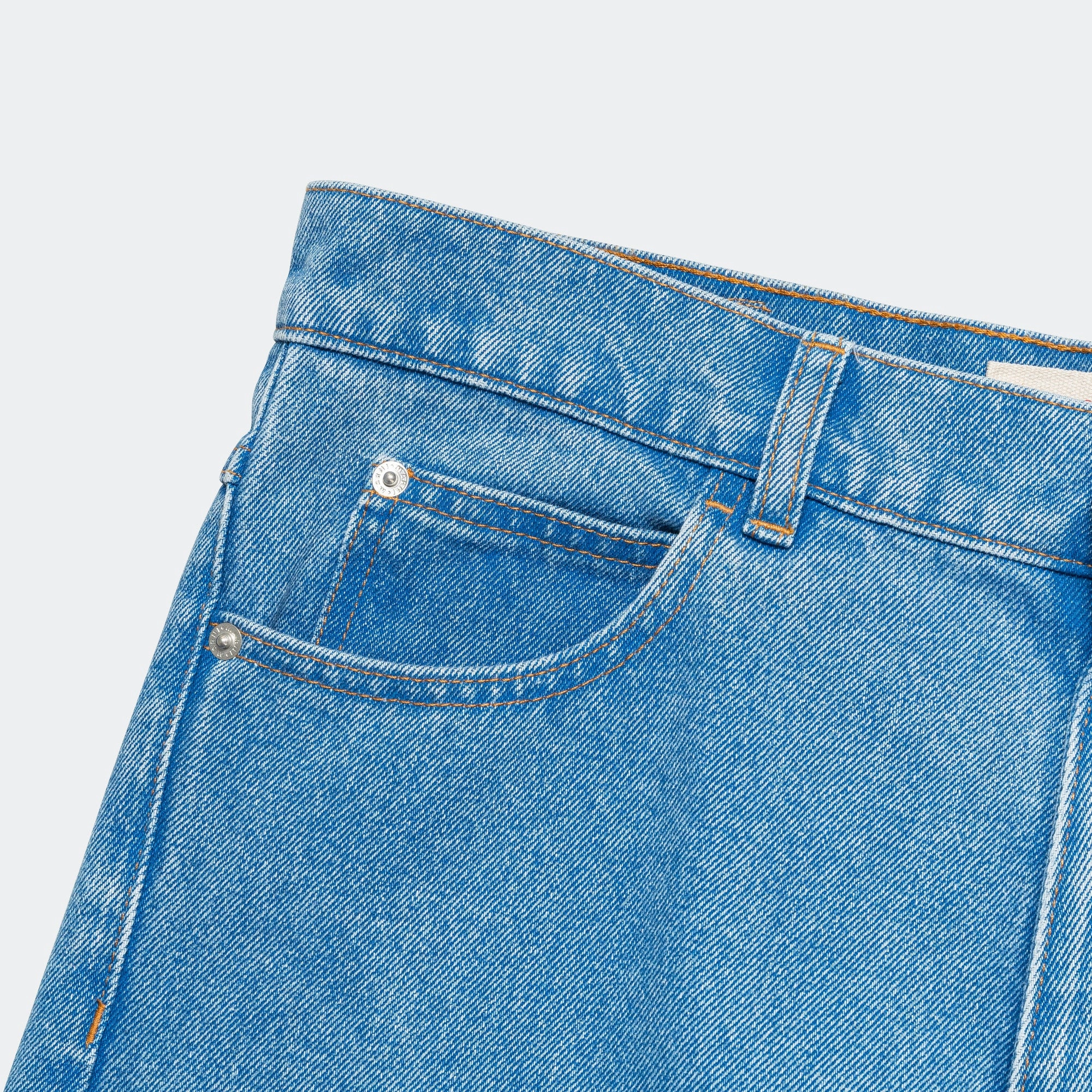 Wide Leg Jeans - Cobalt
