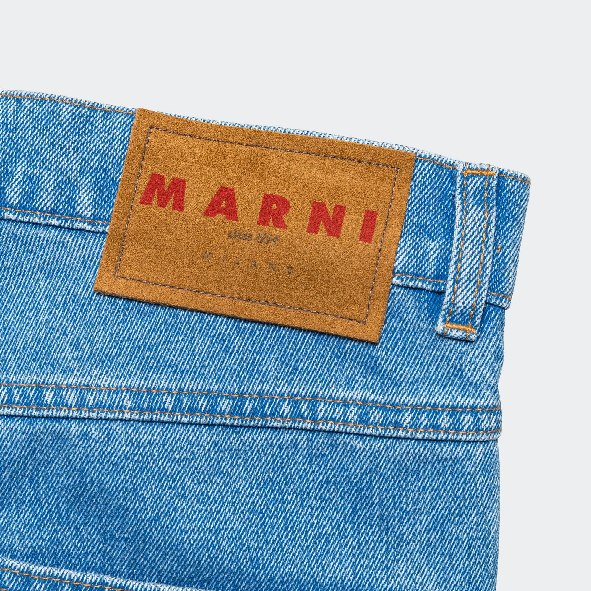 Wide Leg Jeans - Cobalt