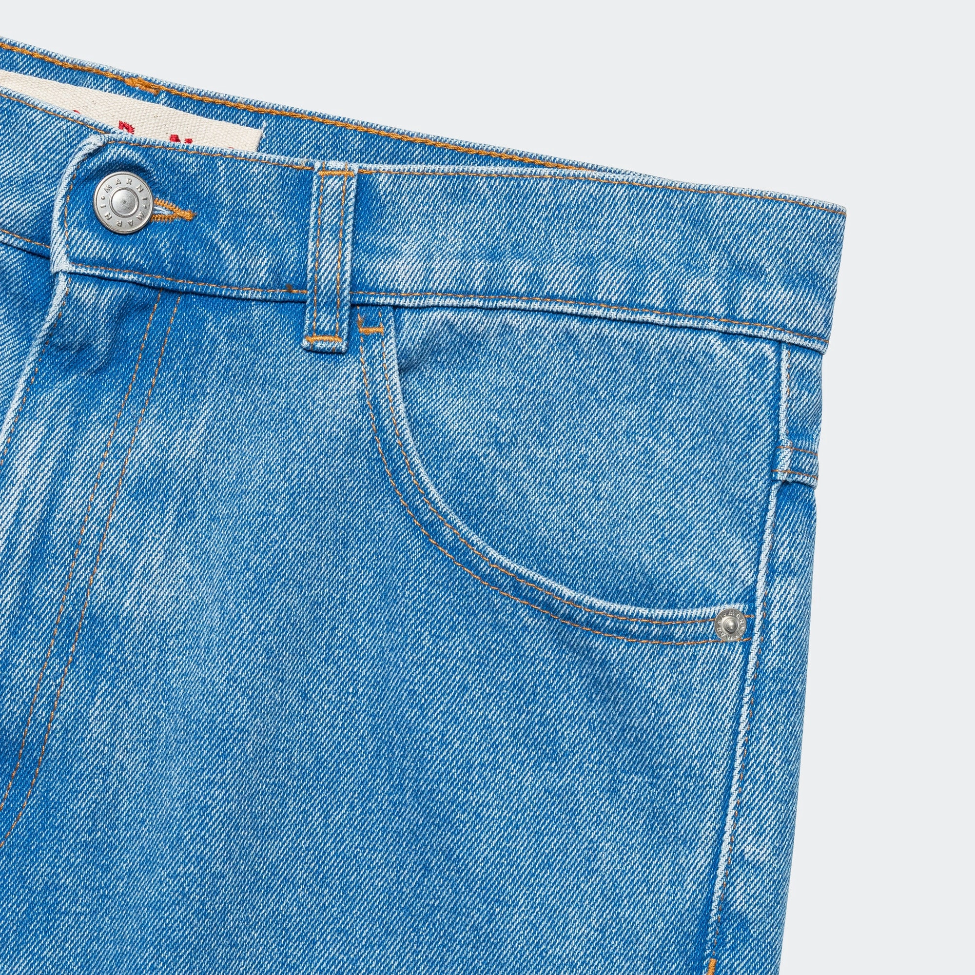 Wide Leg Jeans - Cobalt