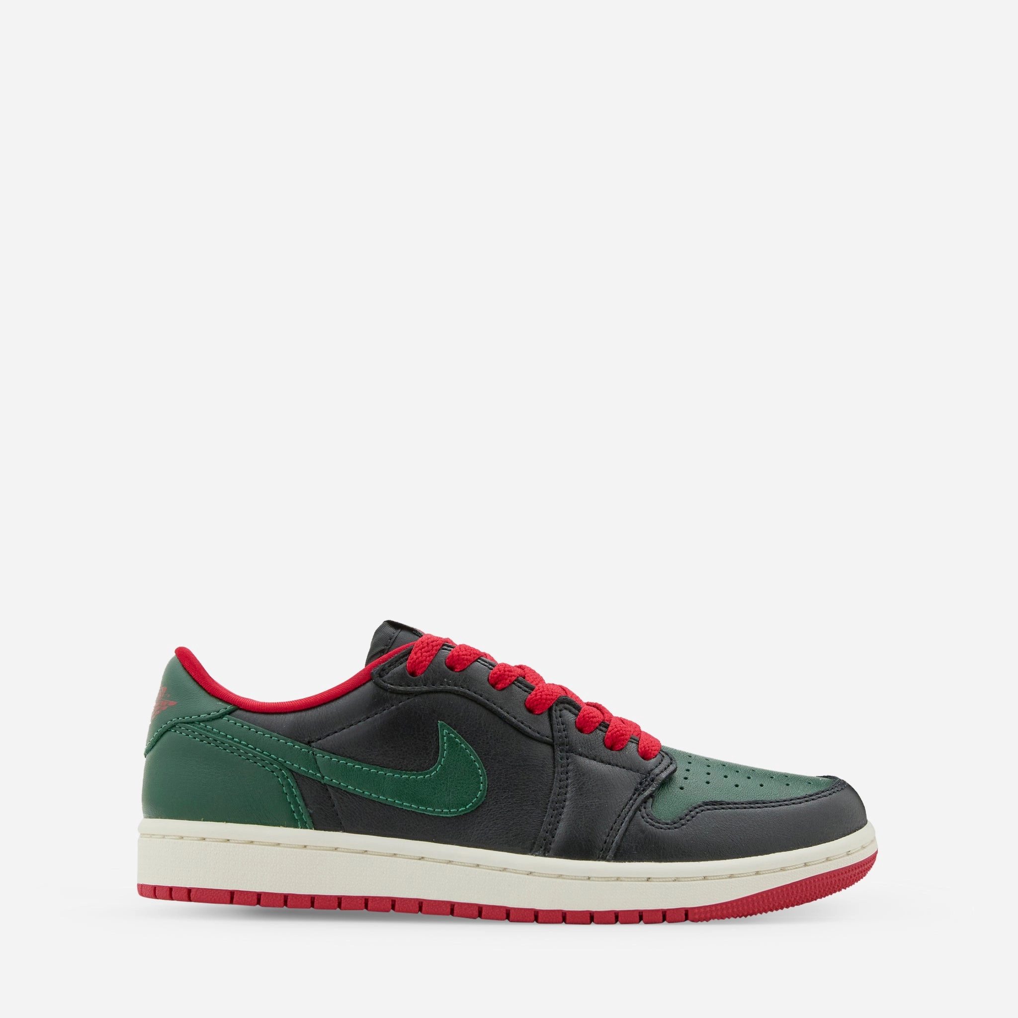 Women's Air Jordan 1 Low OG Black | Gorge Green | Varsity Red | Sail