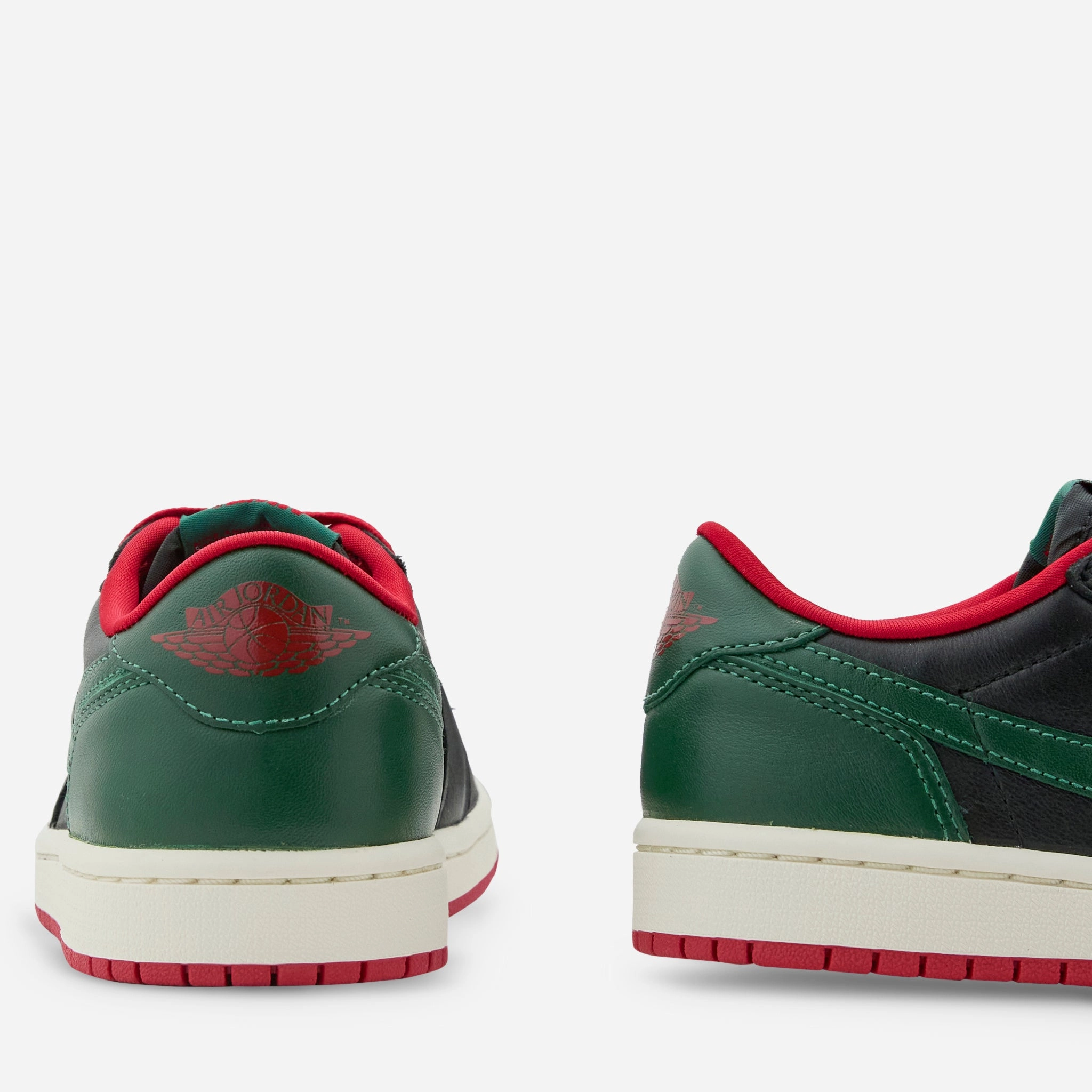 Women's Air Jordan 1 Low OG Black | Gorge Green | Varsity Red | Sail
