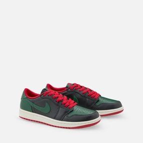 Women's Air Jordan 1 Low OG Black | Gorge Green | Varsity Red | Sail