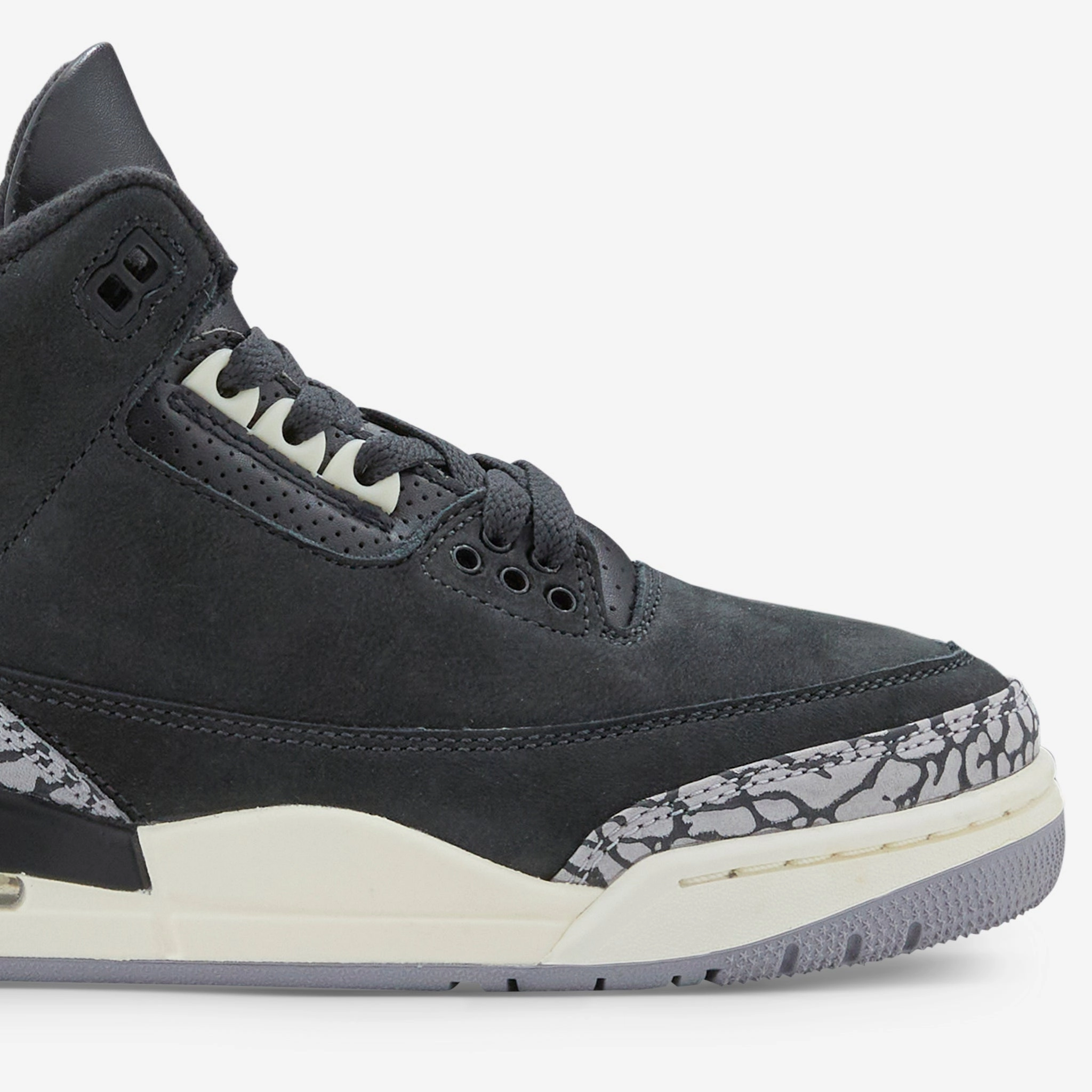 Women's Air Jordan 3 Retro Off Noir | Black | Sail | Cement Grey