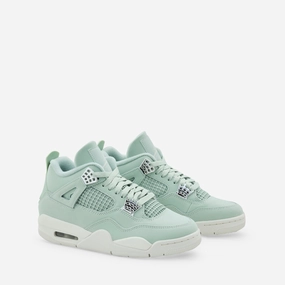 Women's Air Jordan 4 Retro 'Abundance' Seafoam | Sail | Metallic Silver