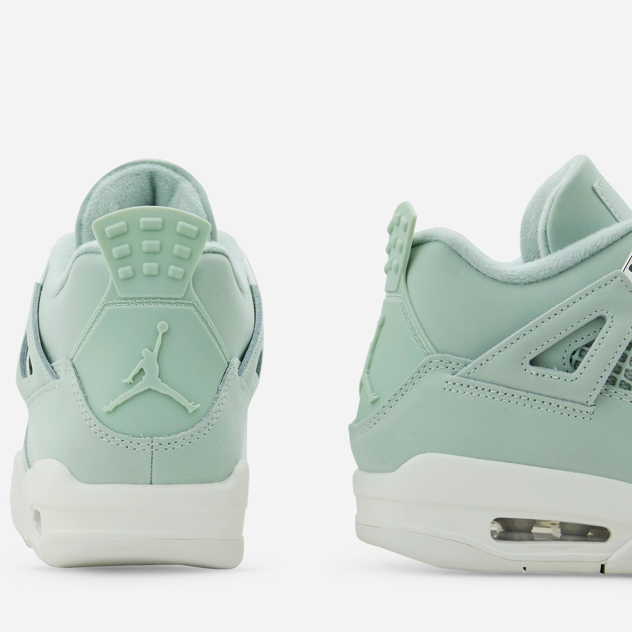 Women's Air Jordan 4 Retro 'Abundance' Seafoam | Sail | Metallic Silver